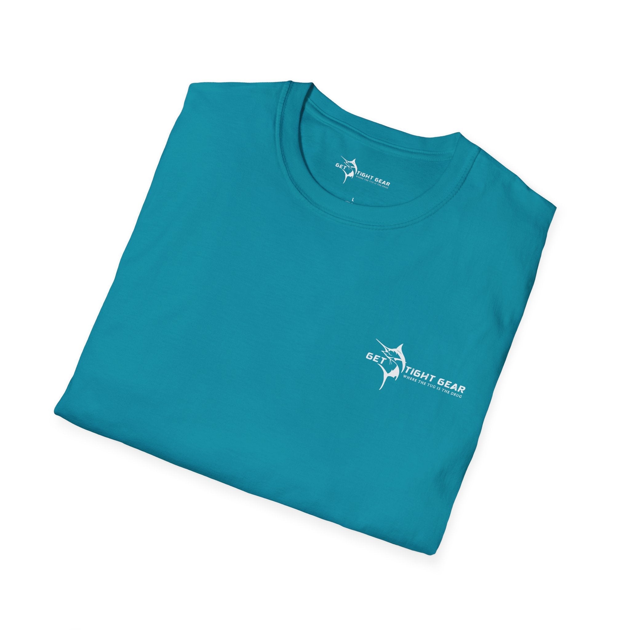 Get Tight Gear Coral Fish Art Unisex Softstyle T-Shirt | Beach Vibes, Summer Wear, Fishing Gift, Casual Tee, Outdoor Adventure - Get Tight Gear