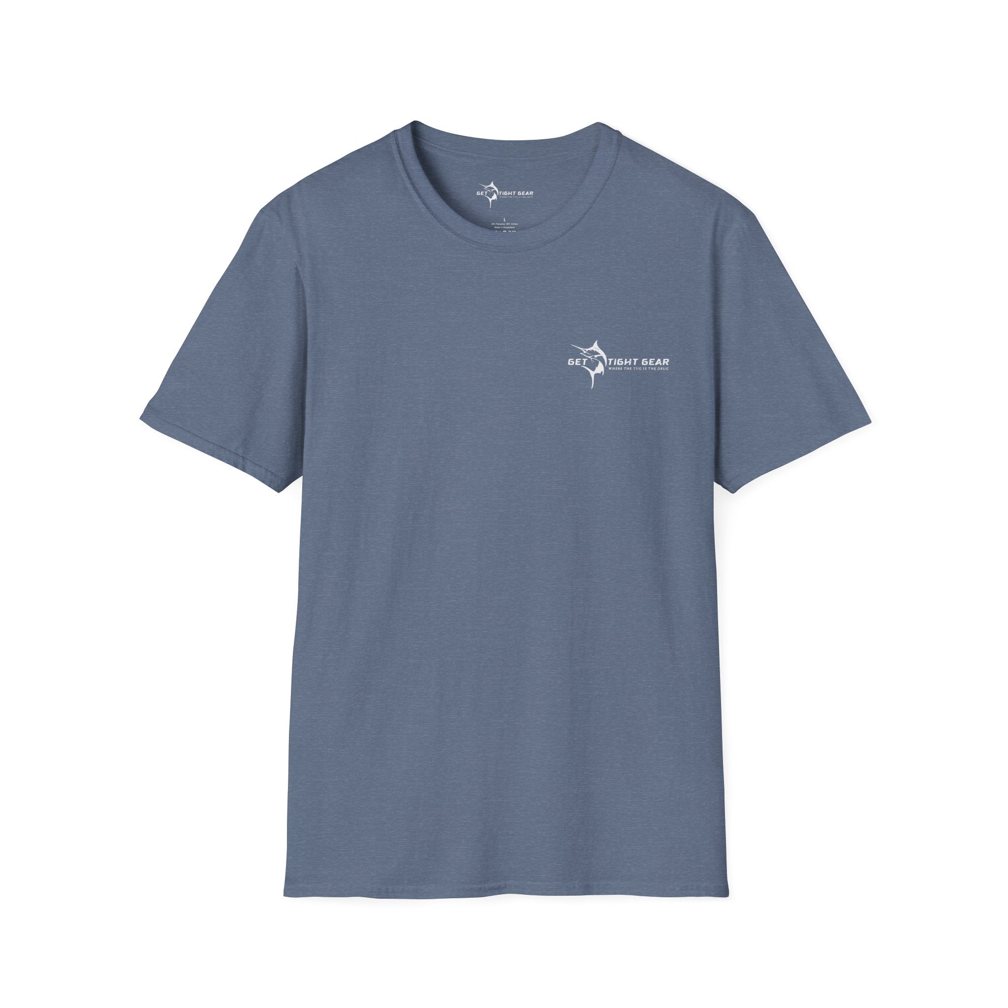 Get Tight Gear Coral Fish Art Unisex Softstyle T-Shirt | Beach Vibes, Summer Wear, Fishing Gift, Casual Tee, Outdoor Adventure - Get Tight Gear