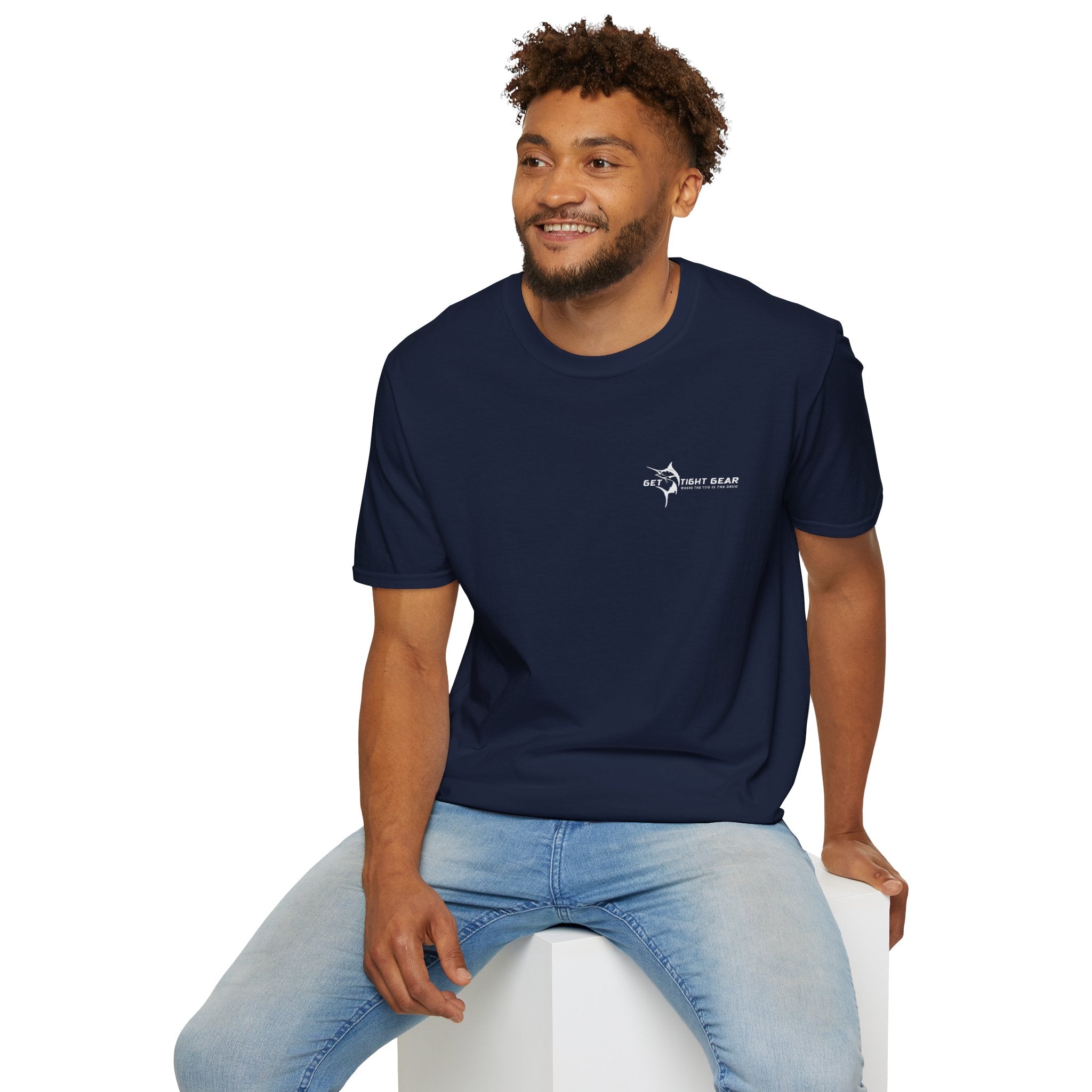 Get Tight Gear Coral Fish Art Unisex Softstyle T-Shirt | Beach Vibes, Summer Wear, Fishing Gift, Casual Tee, Outdoor Adventure - Get Tight Gear