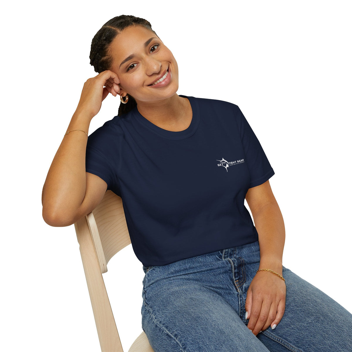 Get Tight Gear Coral Fish Art Unisex Softstyle T-Shirt | Beach Vibes, Summer Wear, Fishing Gift, Casual Tee, Outdoor Adventure - Get Tight Gear