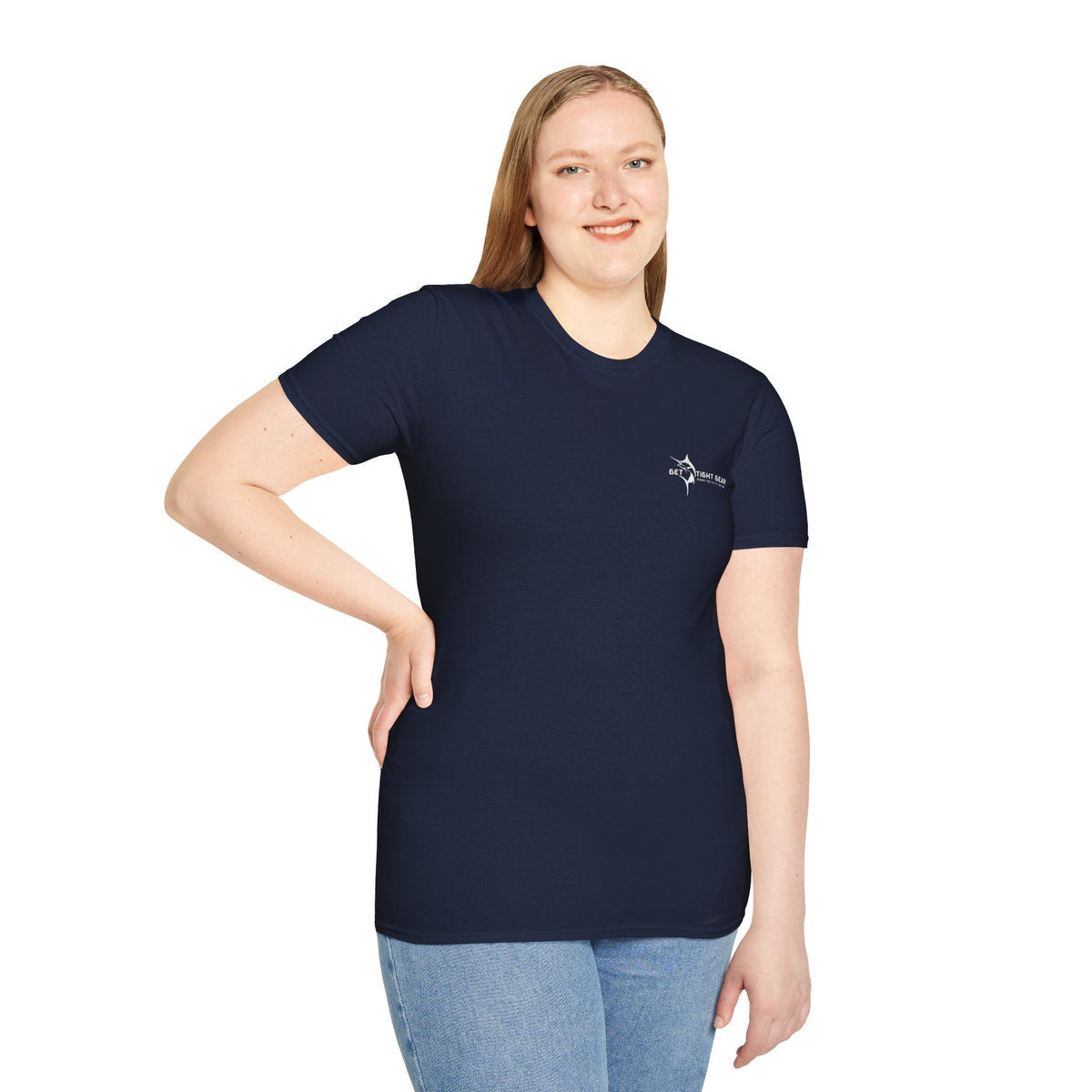 Get Tight Gear Coral Fish Art Unisex Softstyle T-Shirt | Beach Vibes, Summer Wear, Fishing Gift, Casual Tee, Outdoor Adventure - Get Tight Gear