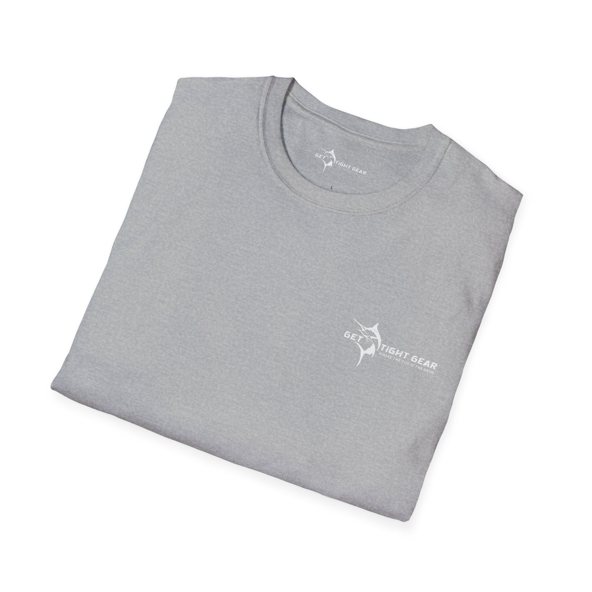 Get Tight Gear Coral Fish Art Unisex Softstyle T-Shirt | Beach Vibes, Summer Wear, Fishing Gift, Casual Tee, Outdoor Adventure - Get Tight Gear