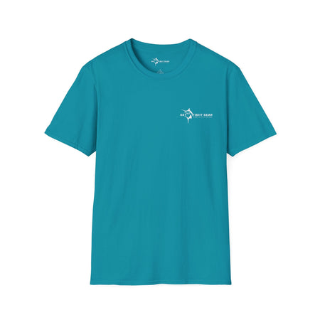 Get Tight Gear Coral Fish Art Unisex Softstyle T-Shirt | Beach Vibes, Summer Wear, Fishing Gift, Casual Tee, Outdoor Adventure - Get Tight Gear
