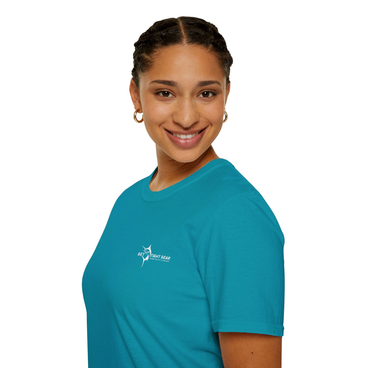 Get Tight Gear Coral Fish Art Unisex Softstyle T-Shirt | Beach Vibes, Summer Wear, Fishing Gift, Casual Tee, Outdoor Adventure - Get Tight Gear
