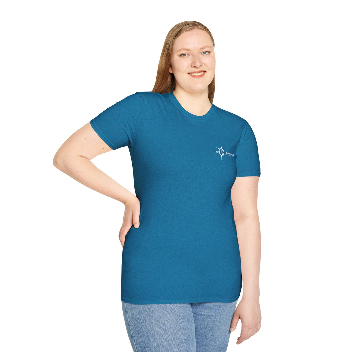 Get Tight Gear Coral Fish Art Unisex Softstyle T-Shirt | Beach Vibes, Summer Wear, Fishing Gift, Casual Tee, Outdoor Adventure - Get Tight Gear