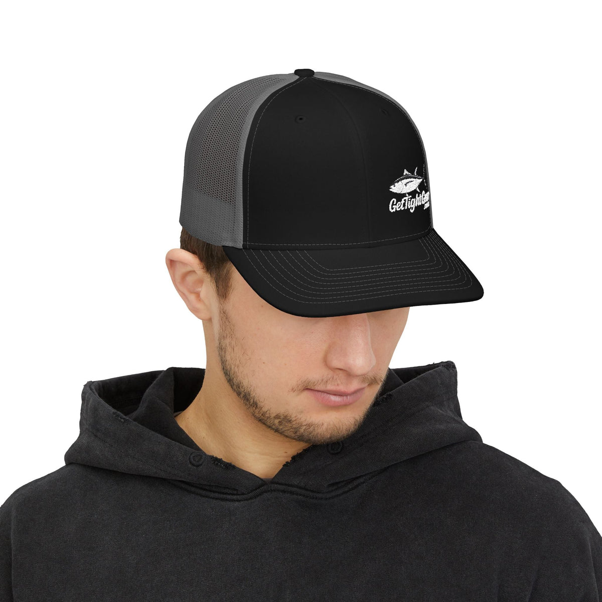 Get Tight Gear Embroidered Snapback Trucker Cap - Get Tight Gear