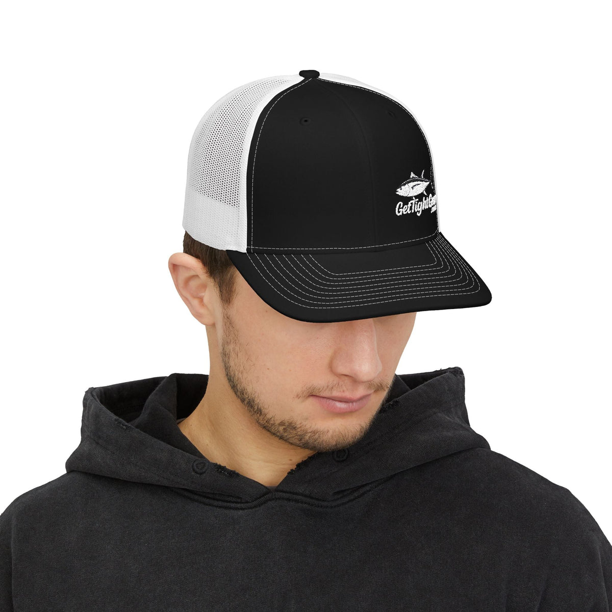 Get Tight Gear Embroidered Snapback Trucker Cap - Get Tight Gear