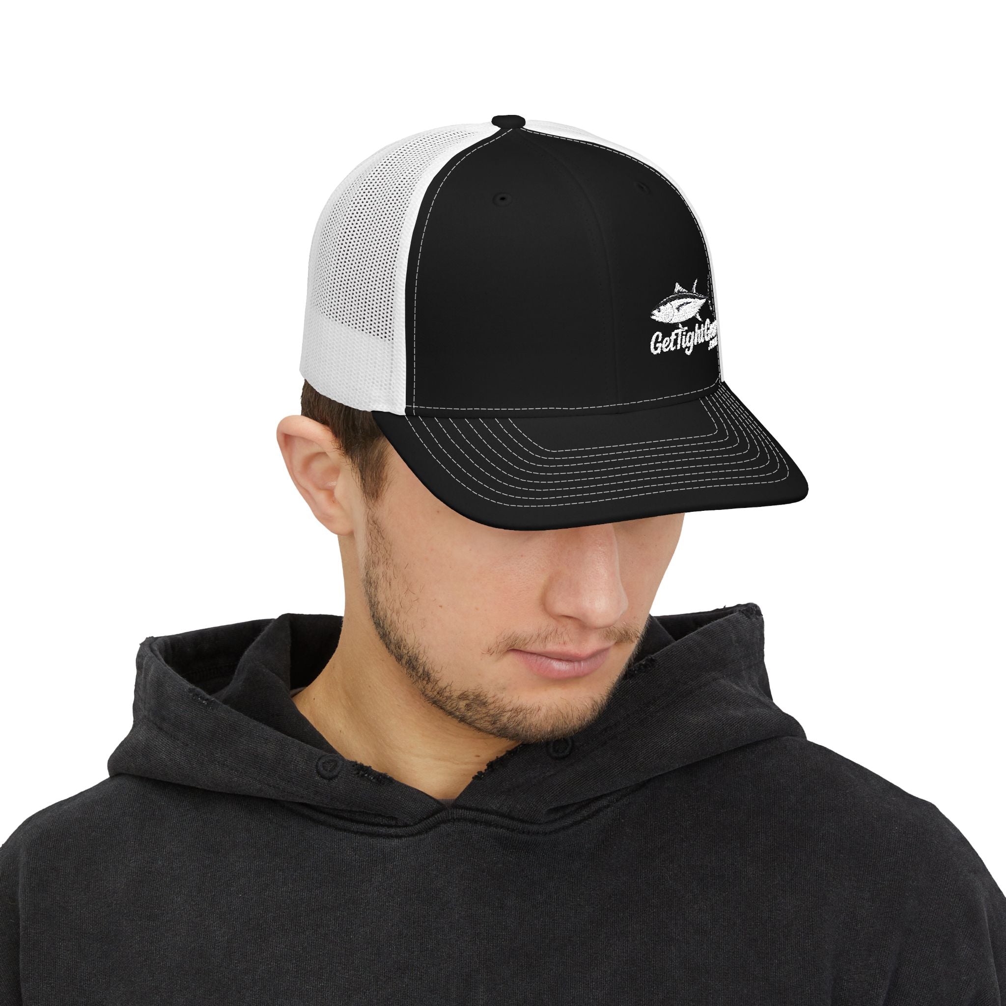 Get Tight Gear Embroidered Snapback Trucker Cap - Get Tight Gear