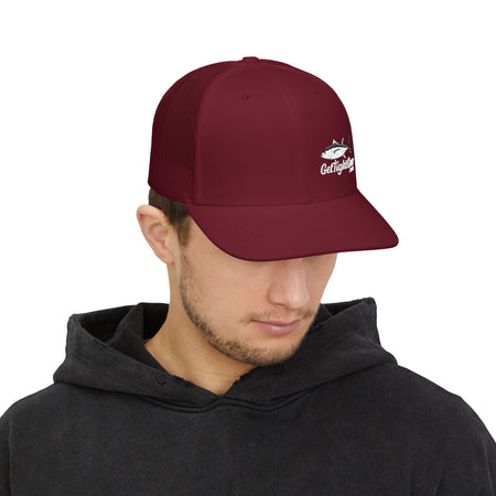 Get Tight Gear Embroidered Snapback Trucker Cap - Get Tight Gear