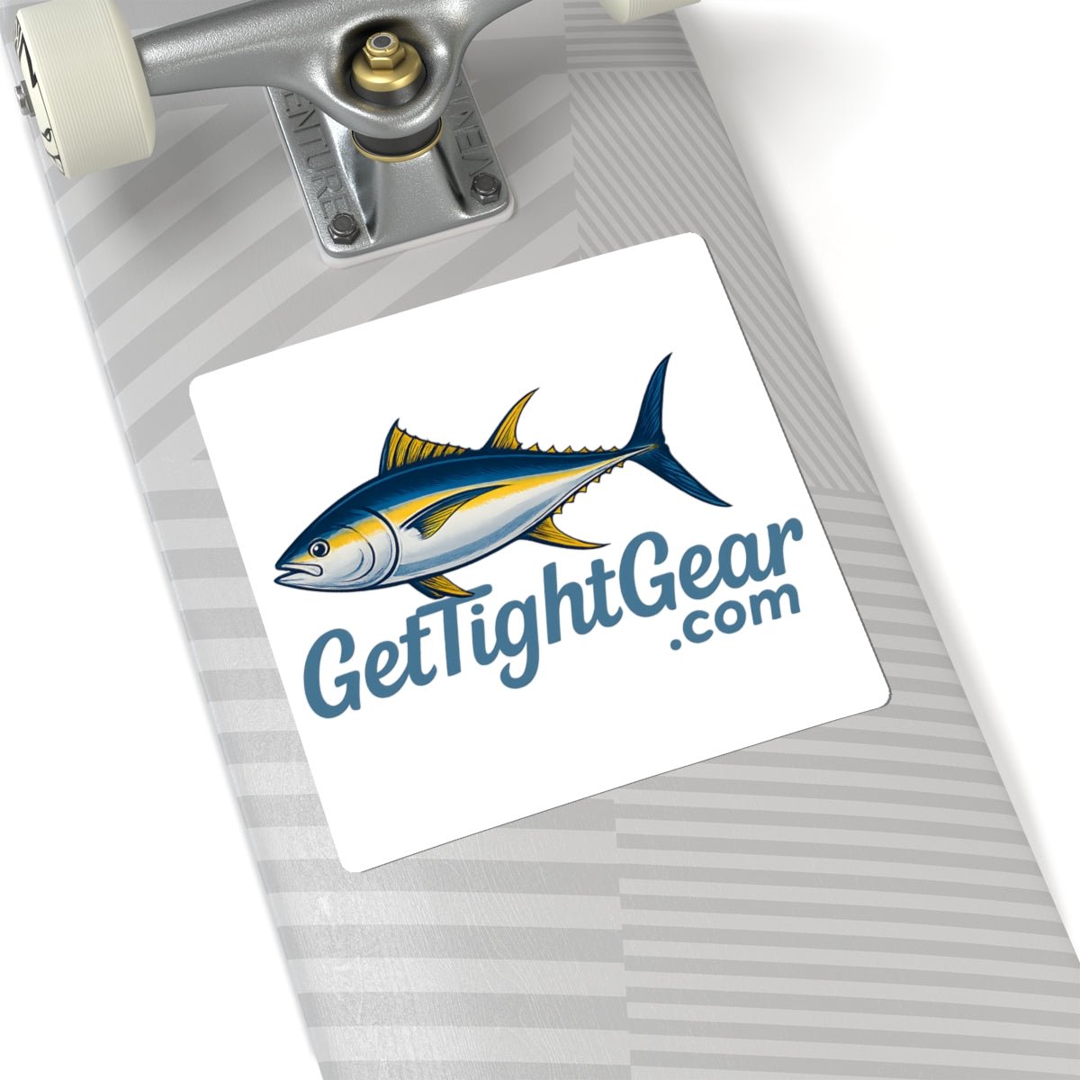 Get Tight Gear Fish Kiss - Cut Stickers | Durable Vinyl for Outdoors & Laptops - Get Tight Gear