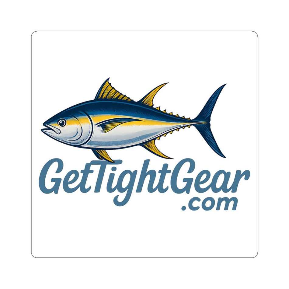 Get Tight Gear Fish Kiss - Cut Stickers | Durable Vinyl for Outdoors & Laptops - Get Tight Gear