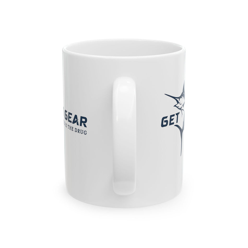 Get Tight Gear Fishing Enthusiast Ceramic Mug - 11oz & 15oz - Perfect Gift for Anglers - Get Tight Gear