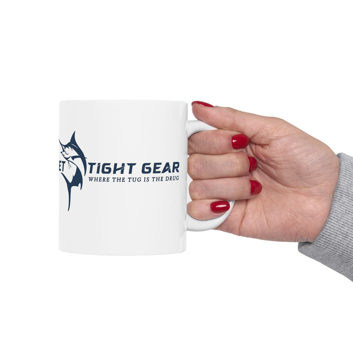Get Tight Gear Fishing Enthusiast Ceramic Mug - 11oz & 15oz - Perfect Gift for Anglers - Get Tight Gear