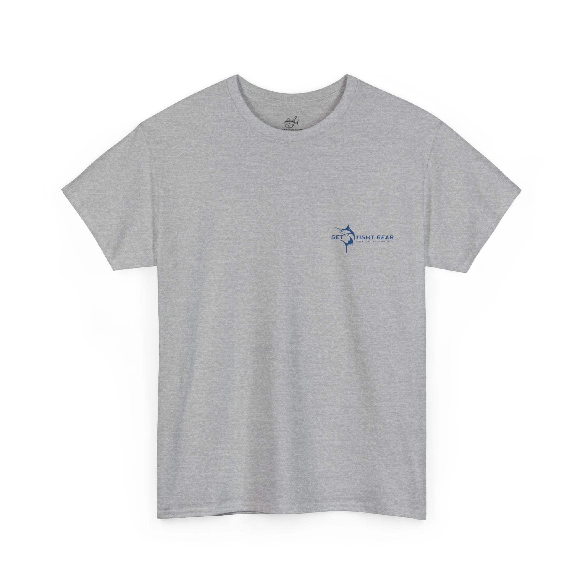 Get Tight Gear Fishing Tee - Unisex Heavy Cotton Shirt for Anglers - Get Tight Gear