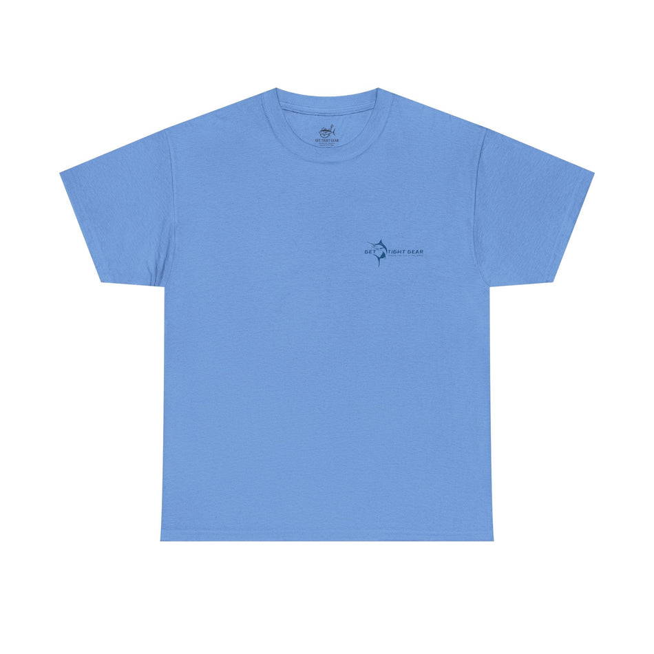 Get Tight Gear Fishing Tee - Unisex Heavy Cotton Shirt for Anglers - Get Tight Gear