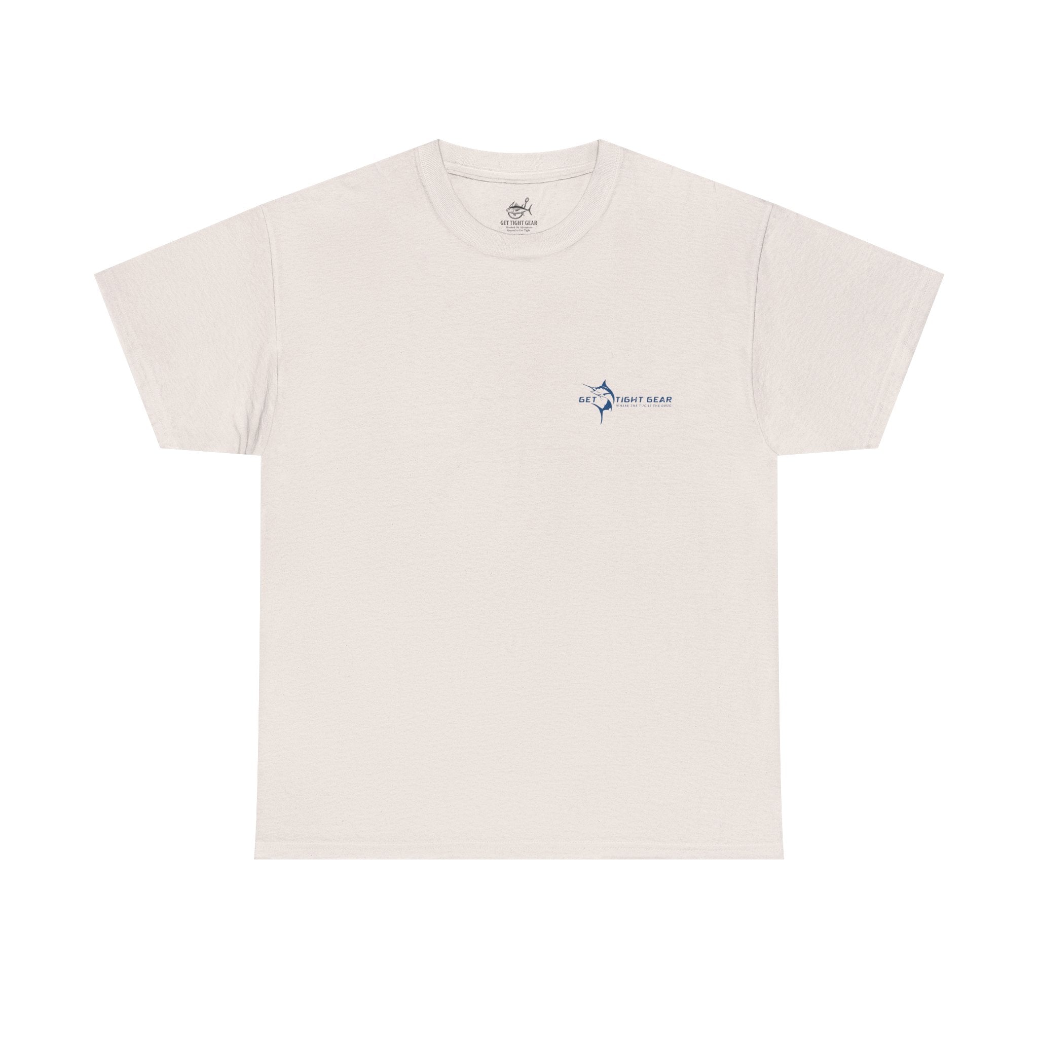 Get Tight Gear Fishing Tee - Unisex Heavy Cotton Shirt for Anglers - Get Tight Gear