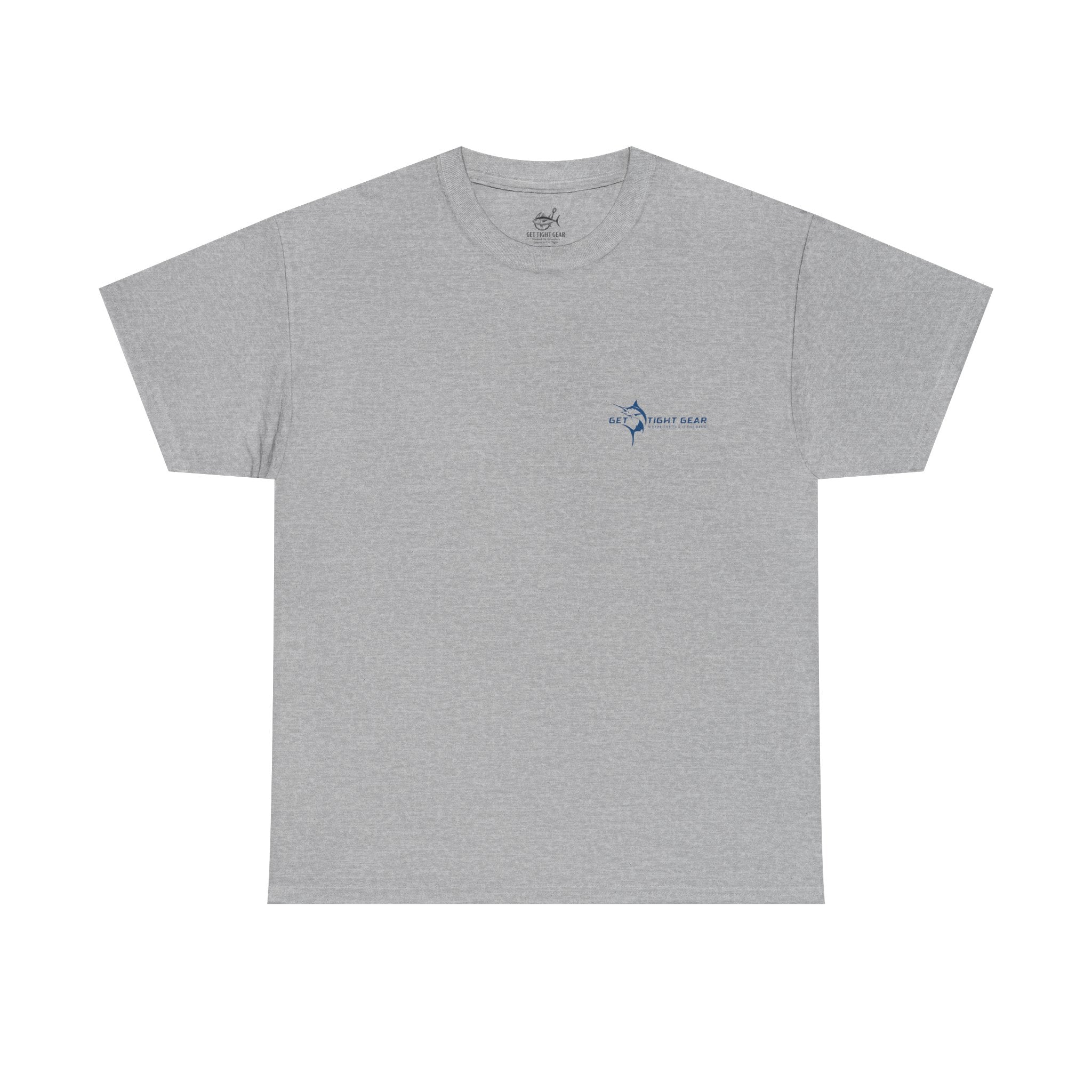 Get Tight Gear Fishing Tee - Unisex Heavy Cotton Shirt for Anglers - Get Tight Gear