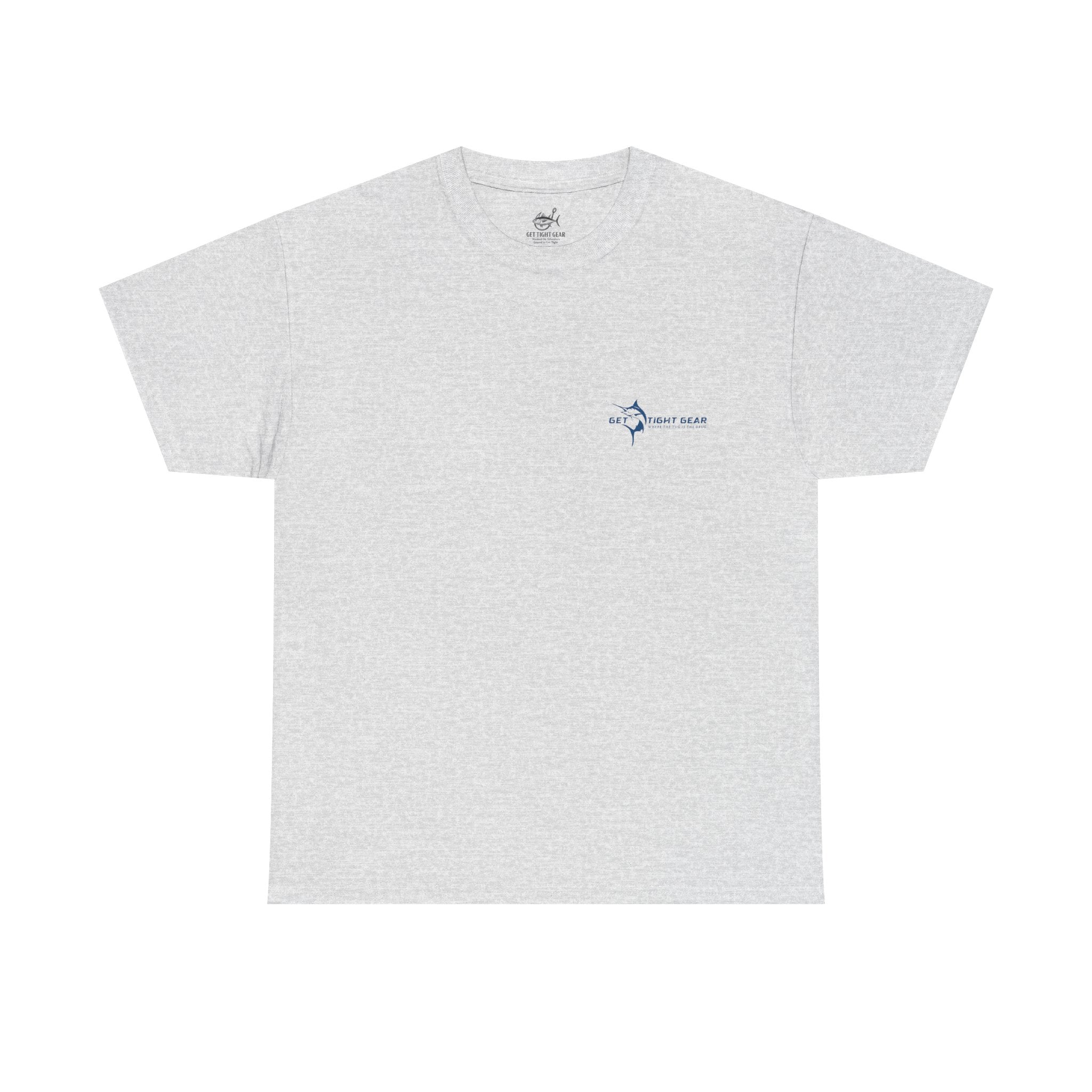 Get Tight Gear Fishing Tee - Unisex Heavy Cotton Shirt for Anglers - Get Tight Gear