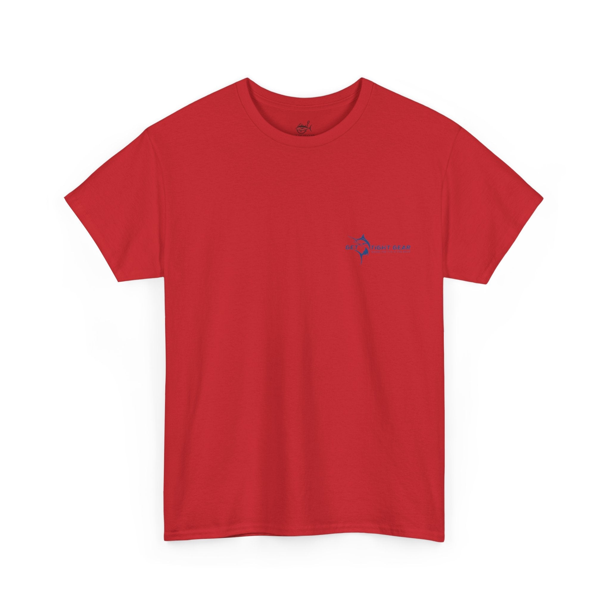Get Tight Gear Fishing Tee - Unisex Heavy Cotton Shirt for Anglers - Get Tight Gear