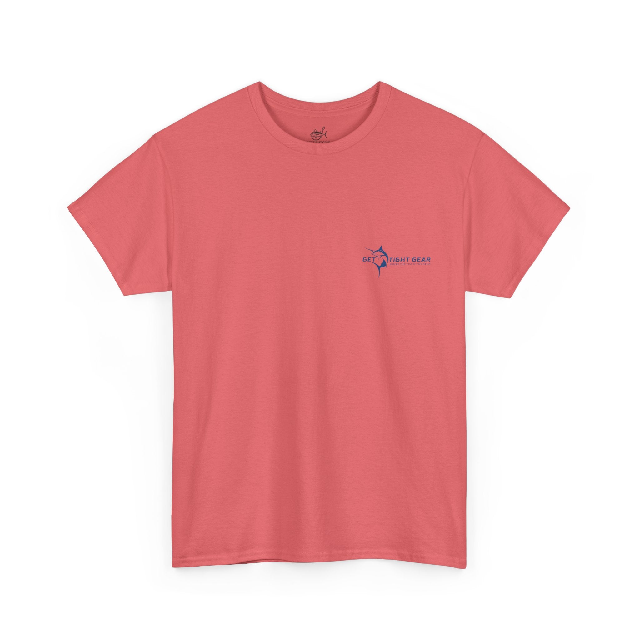 Get Tight Gear Fishing Tee - Unisex Heavy Cotton Shirt for Anglers - Get Tight Gear
