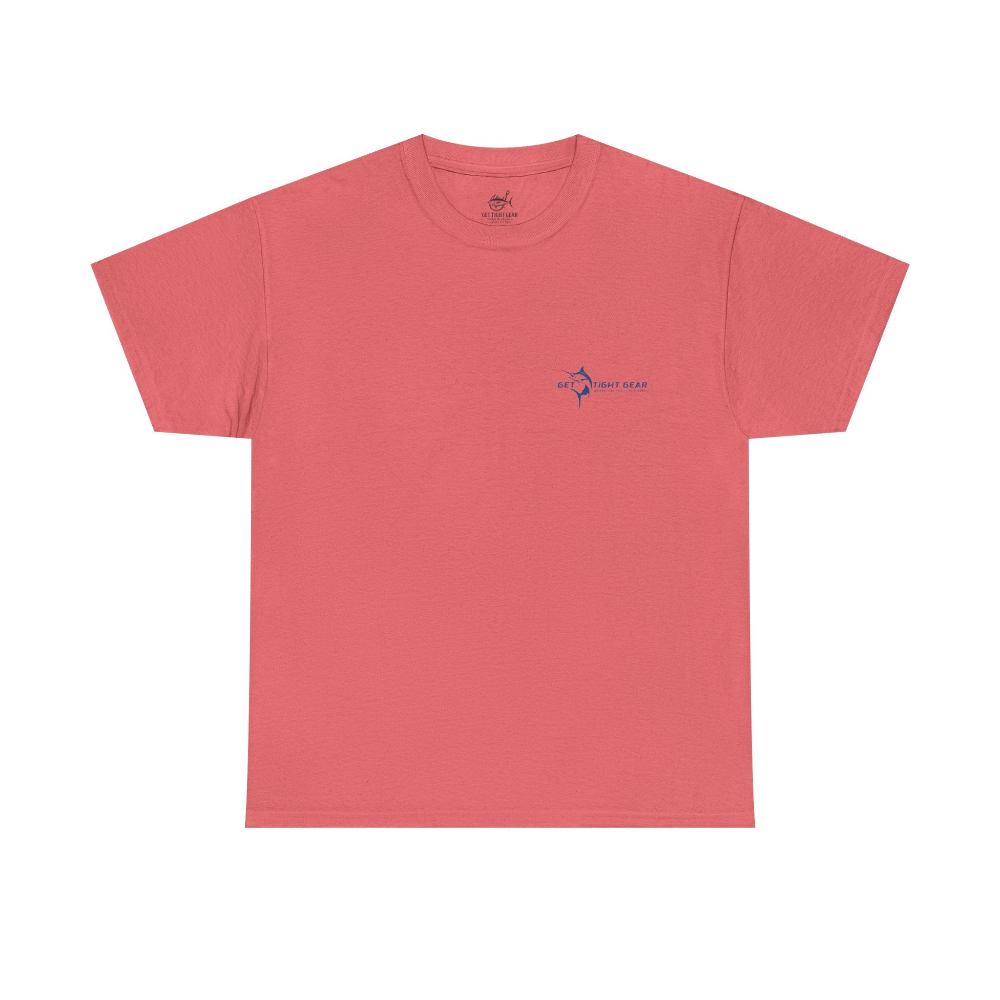 Get Tight Gear Fishing Tee - Unisex Heavy Cotton Shirt for Anglers - Get Tight Gear