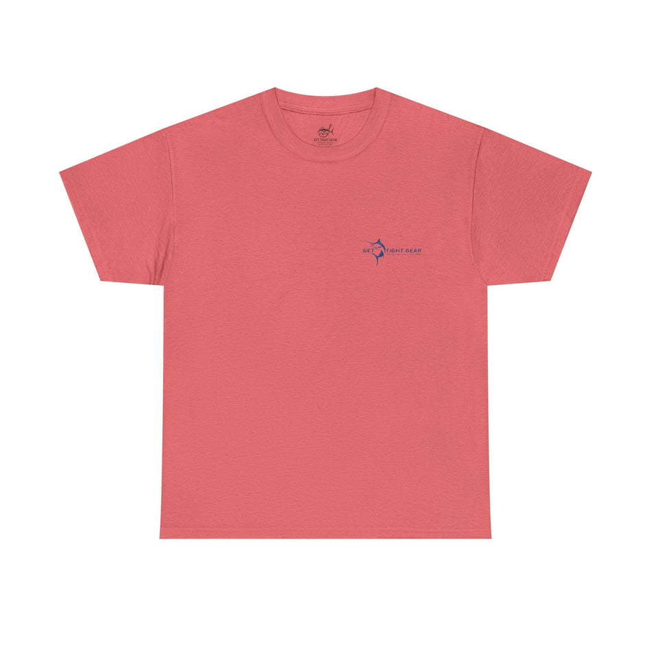 Get Tight Gear Fishing Tee - Unisex Heavy Cotton Shirt for Anglers - Get Tight Gear
