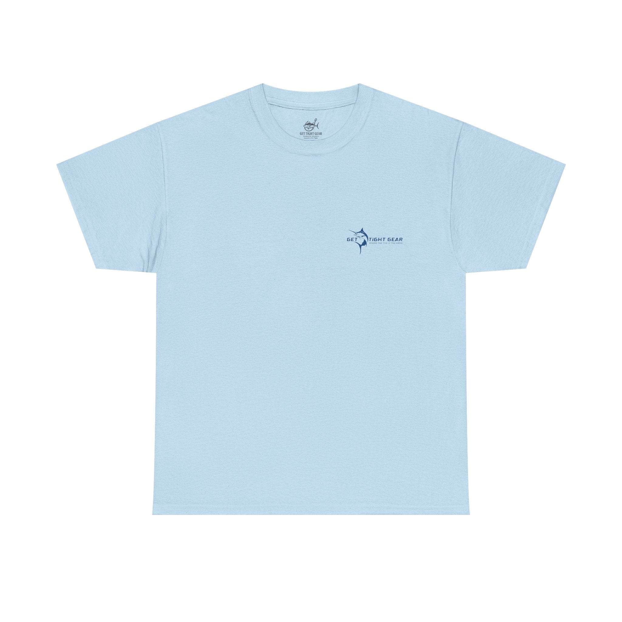 Get Tight Gear Fishing Tee - Unisex Heavy Cotton Shirt for Anglers - Get Tight Gear