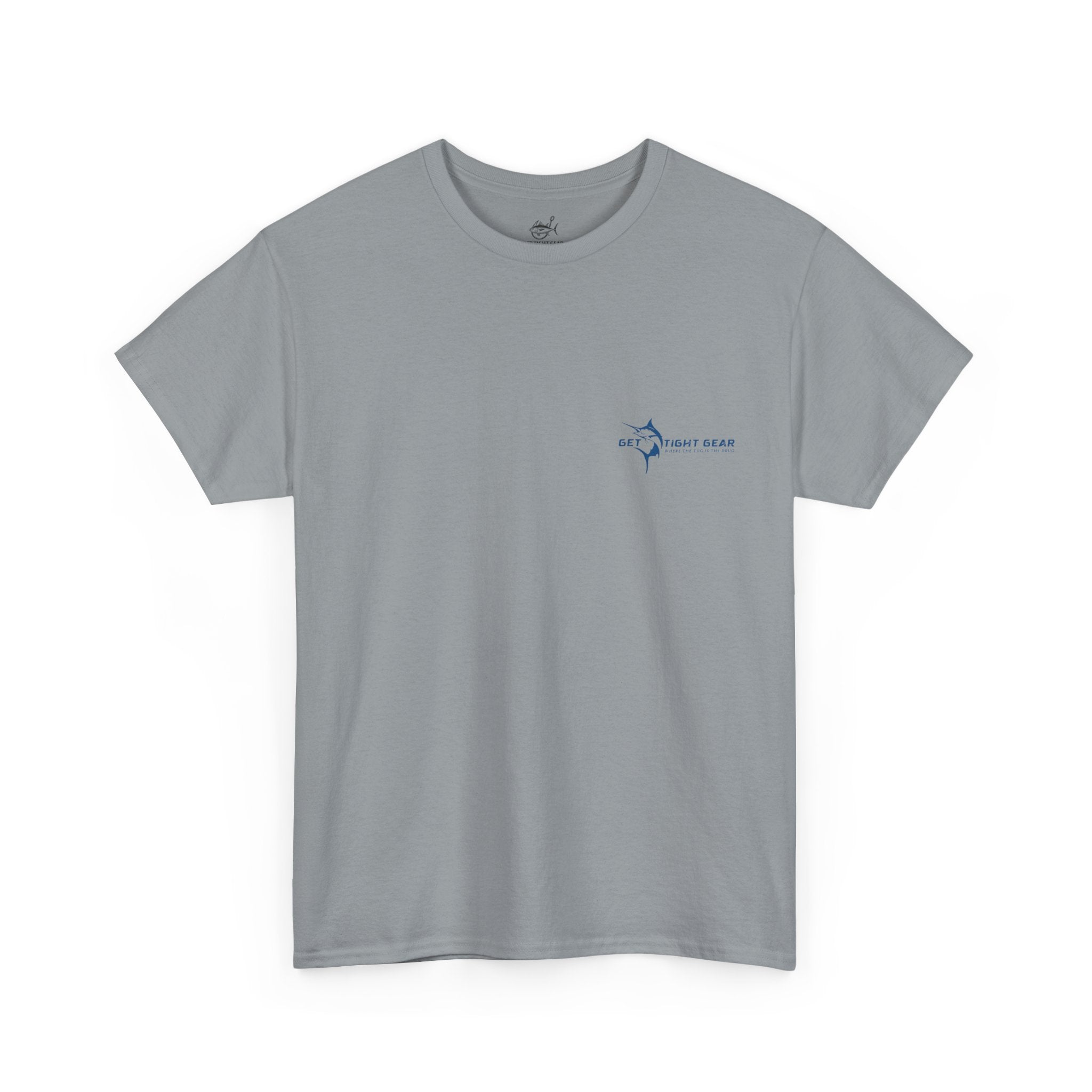 Get Tight Gear Fishing Tee - Unisex Heavy Cotton Shirt for Anglers - Get Tight Gear