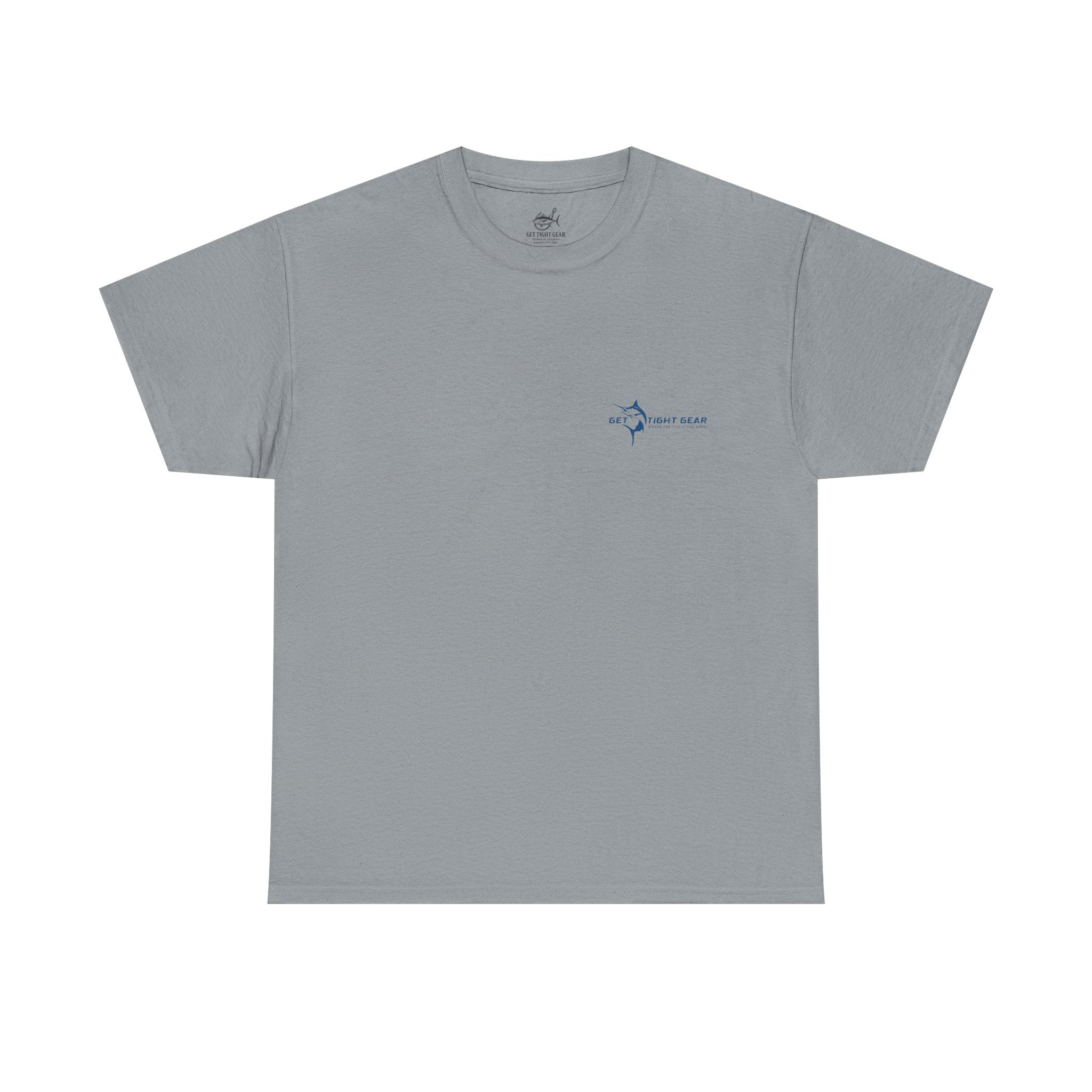 Get Tight Gear Fishing Tee - Unisex Heavy Cotton Shirt for Anglers - Get Tight Gear