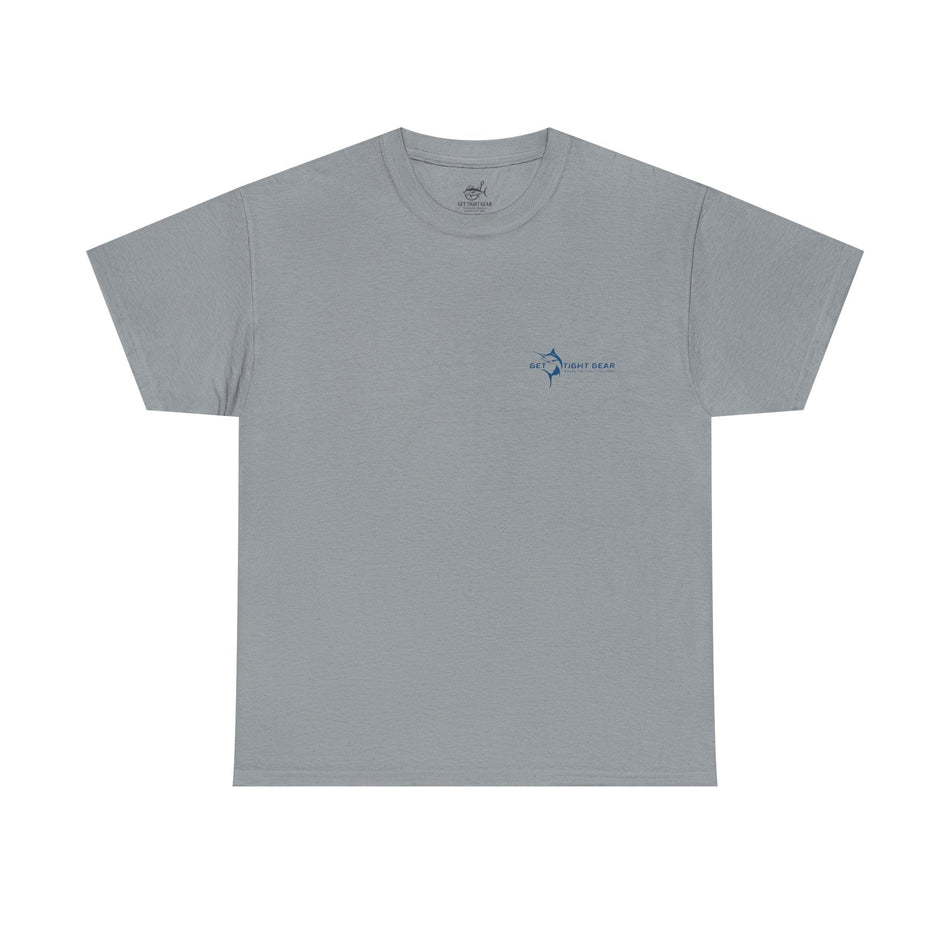 Get Tight Gear Fishing Tee - Unisex Heavy Cotton Shirt for Anglers - Get Tight Gear