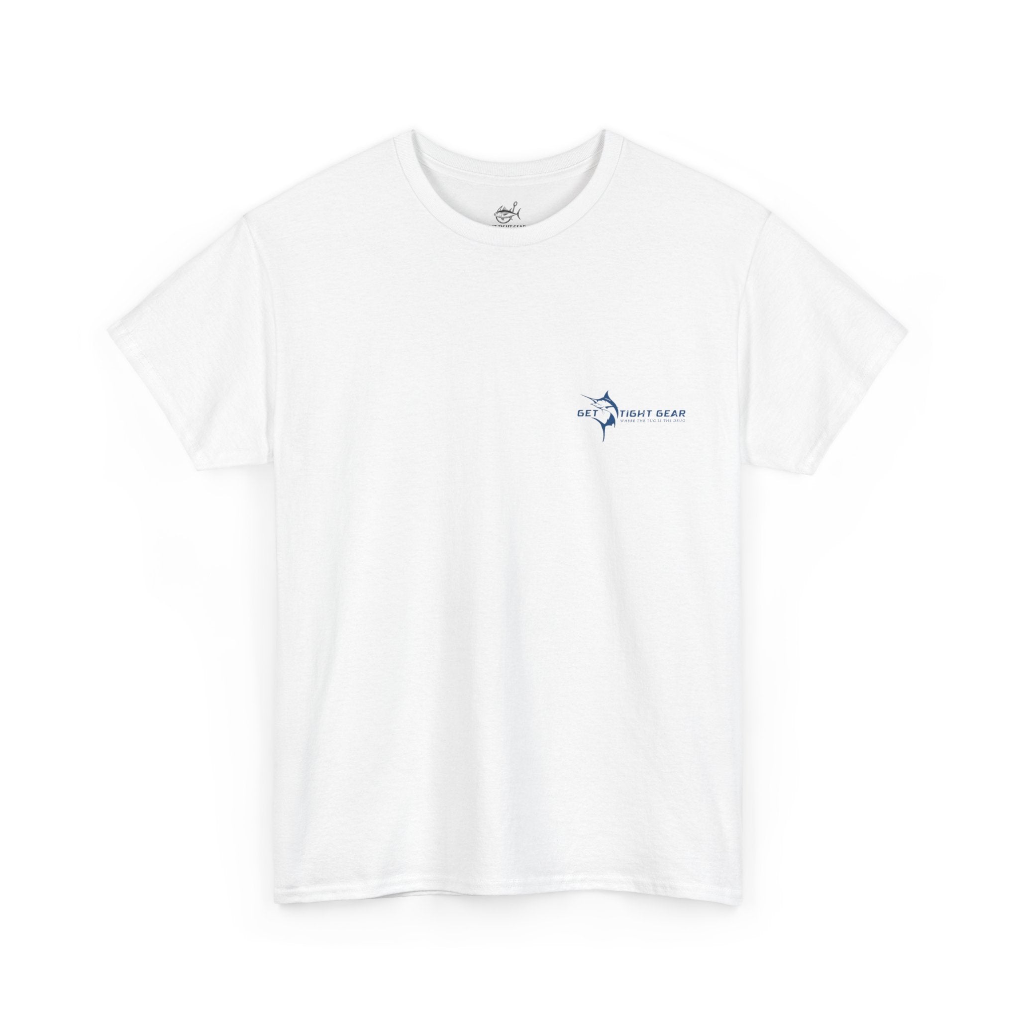 Get Tight Gear Fishing Tee - Unisex Heavy Cotton Shirt for Anglers - Get Tight Gear