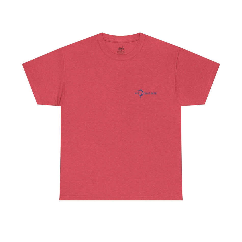 Get Tight Gear Fishing Tee - Unisex Heavy Cotton Shirt for Anglers - Get Tight Gear