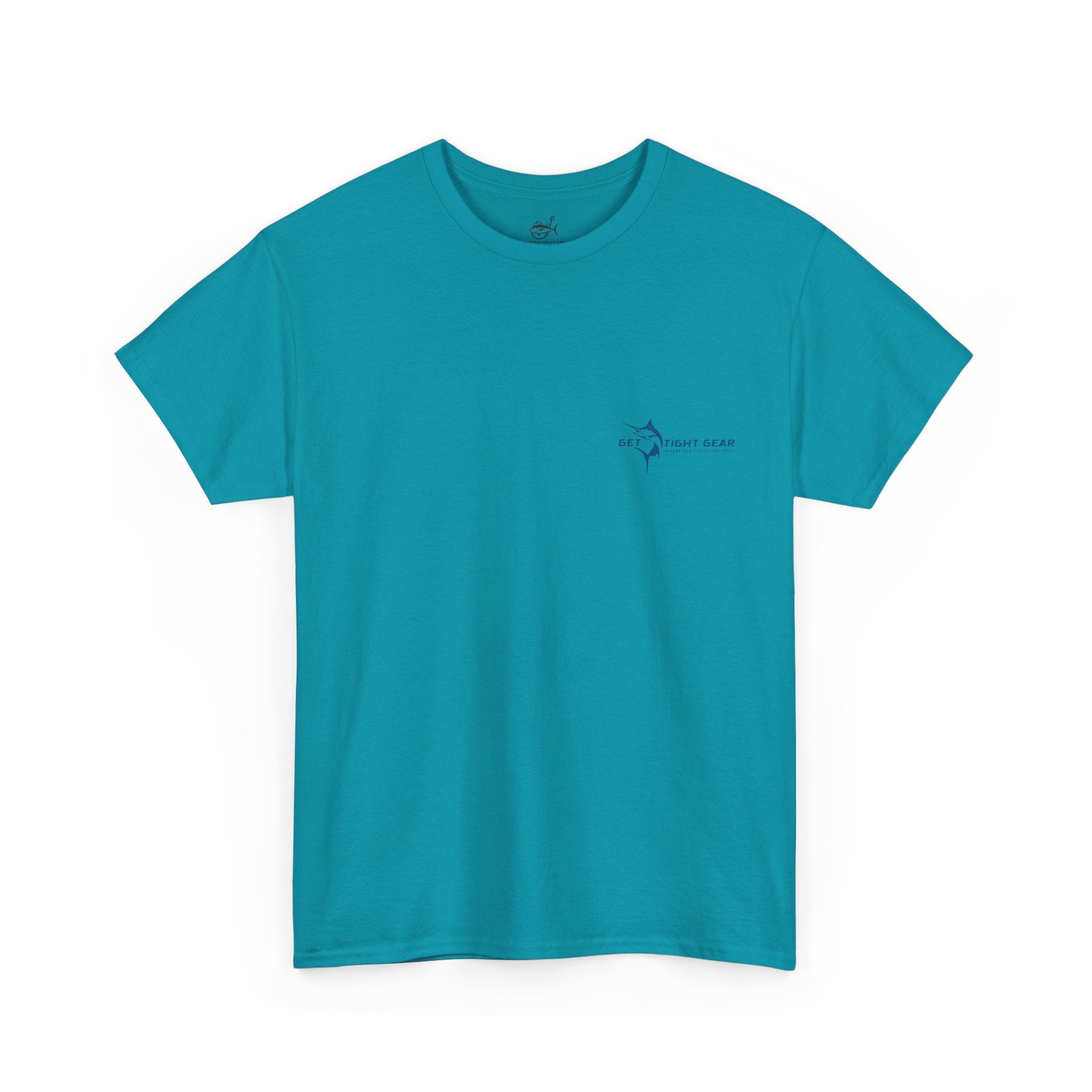 Get Tight Gear Fishing Tee - Unisex Heavy Cotton Shirt for Anglers - Get Tight Gear