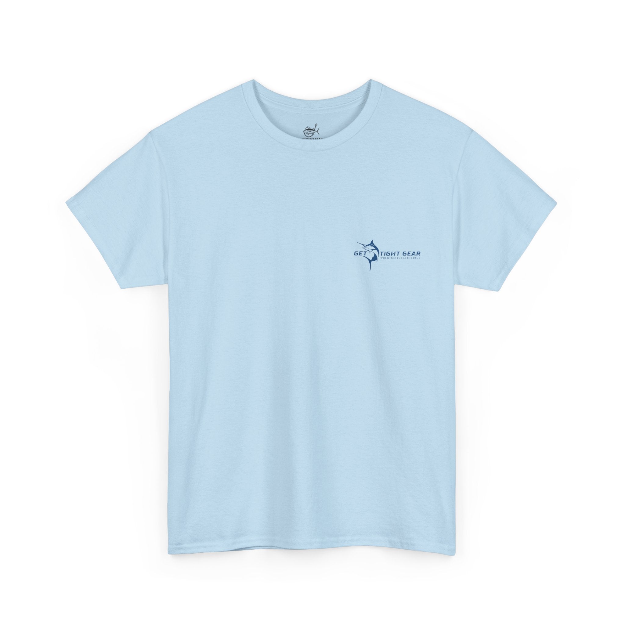 Get Tight Gear Fishing Tee - Unisex Heavy Cotton Shirt for Anglers - Get Tight Gear