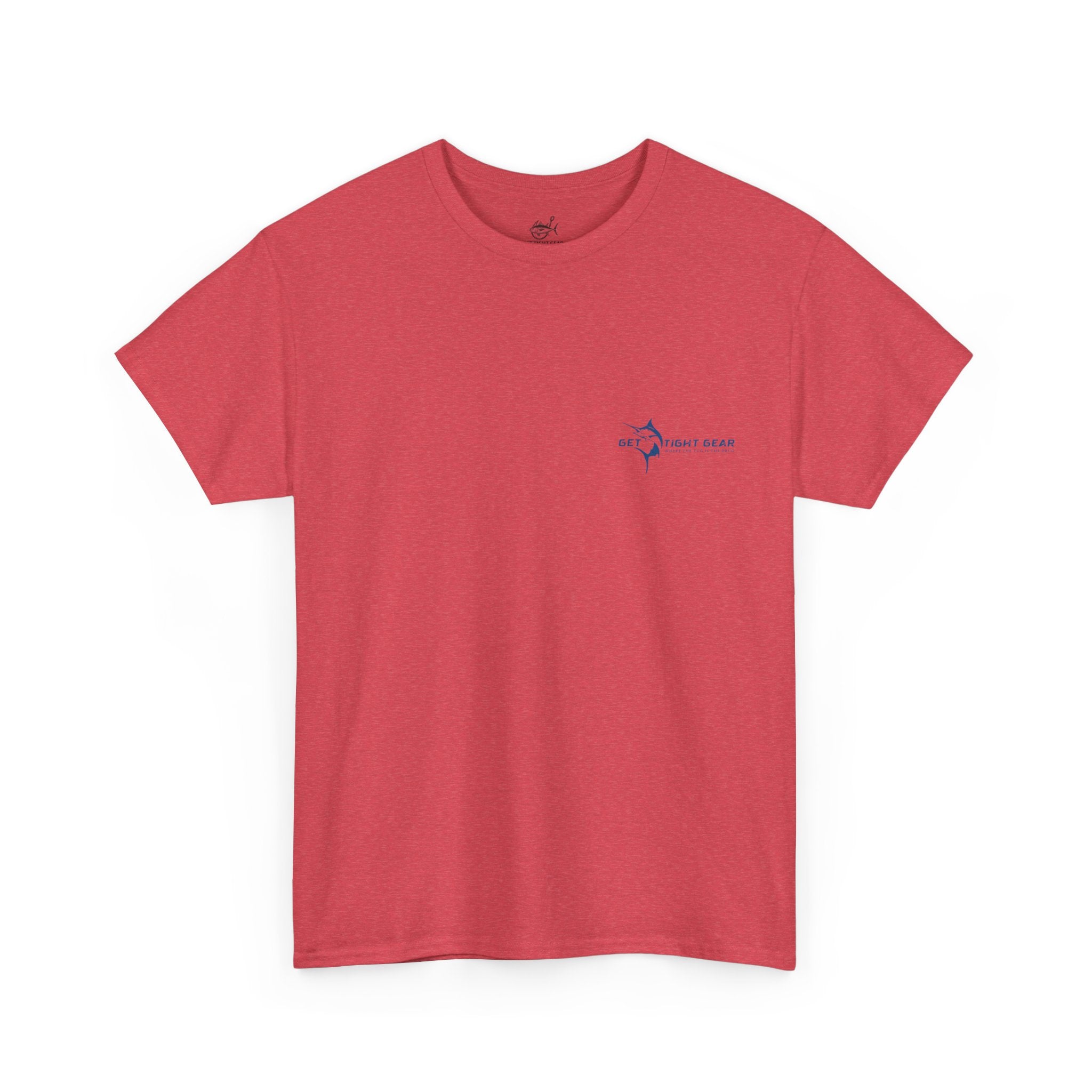Get Tight Gear Fishing Tee - Unisex Heavy Cotton Shirt for Anglers - Get Tight Gear