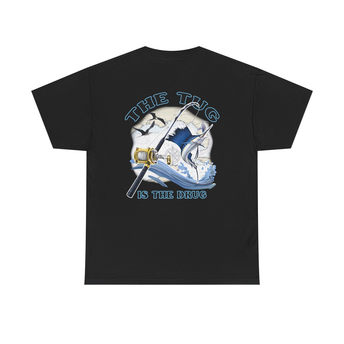 Get Tight Gear Fishing Themed Tee for Outdoors Enthusiasts, Perfect for Summer Adventures, Gift for Fishermen, Casual Wear, Eco - friendly Cotton T-shirt - Get Tight Gear