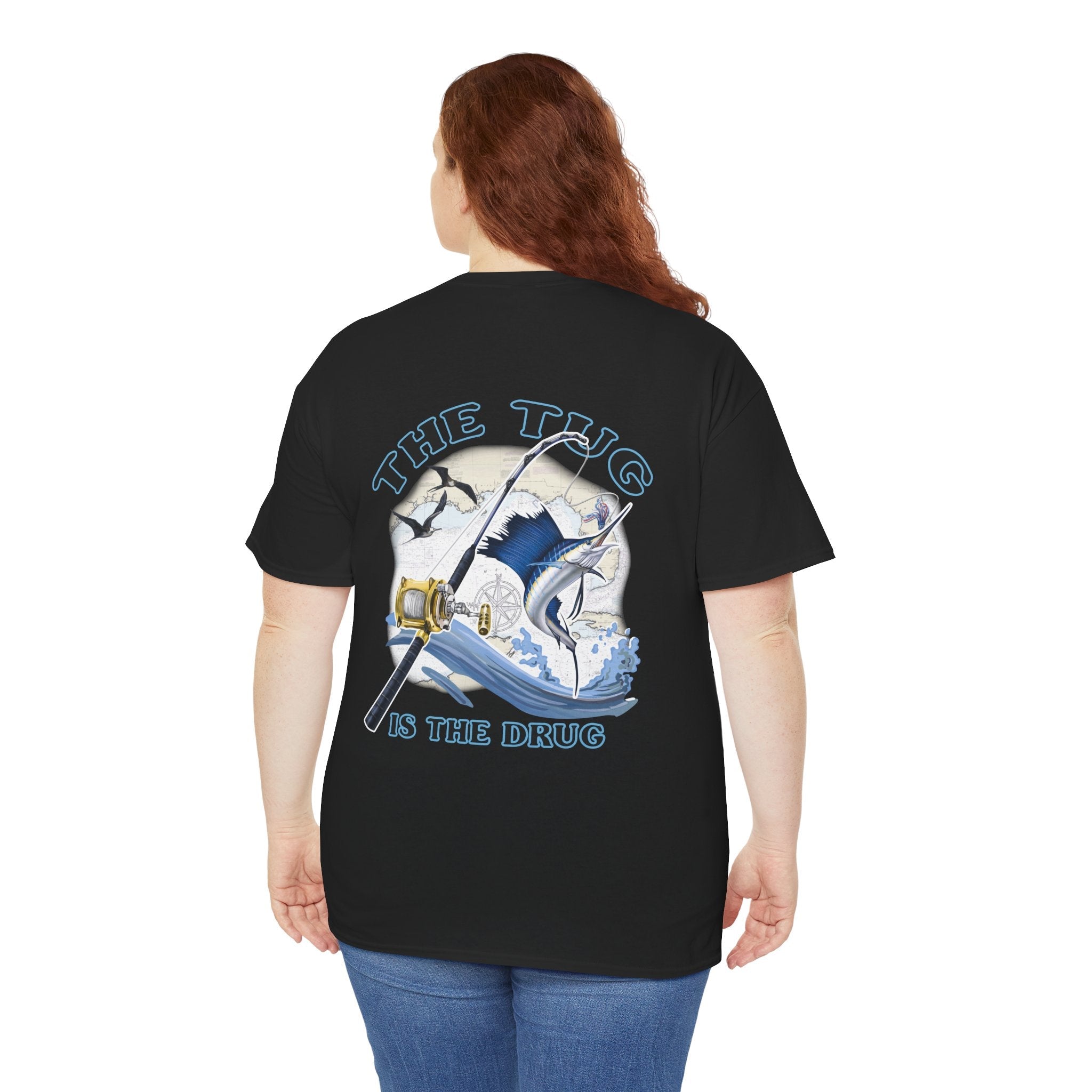 Get Tight Gear Fishing Themed Tee for Outdoors Enthusiasts, Perfect for Summer Adventures, Gift for Fishermen, Casual Wear, Eco - friendly Cotton T-shirt - Get Tight Gear