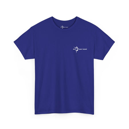 Get Tight Gear Fishing Themed Tee for Outdoors Enthusiasts, Perfect for Summer Adventures, Gift for Fishermen, Casual Wear, Eco - friendly Cotton T-shirt - Get Tight Gear