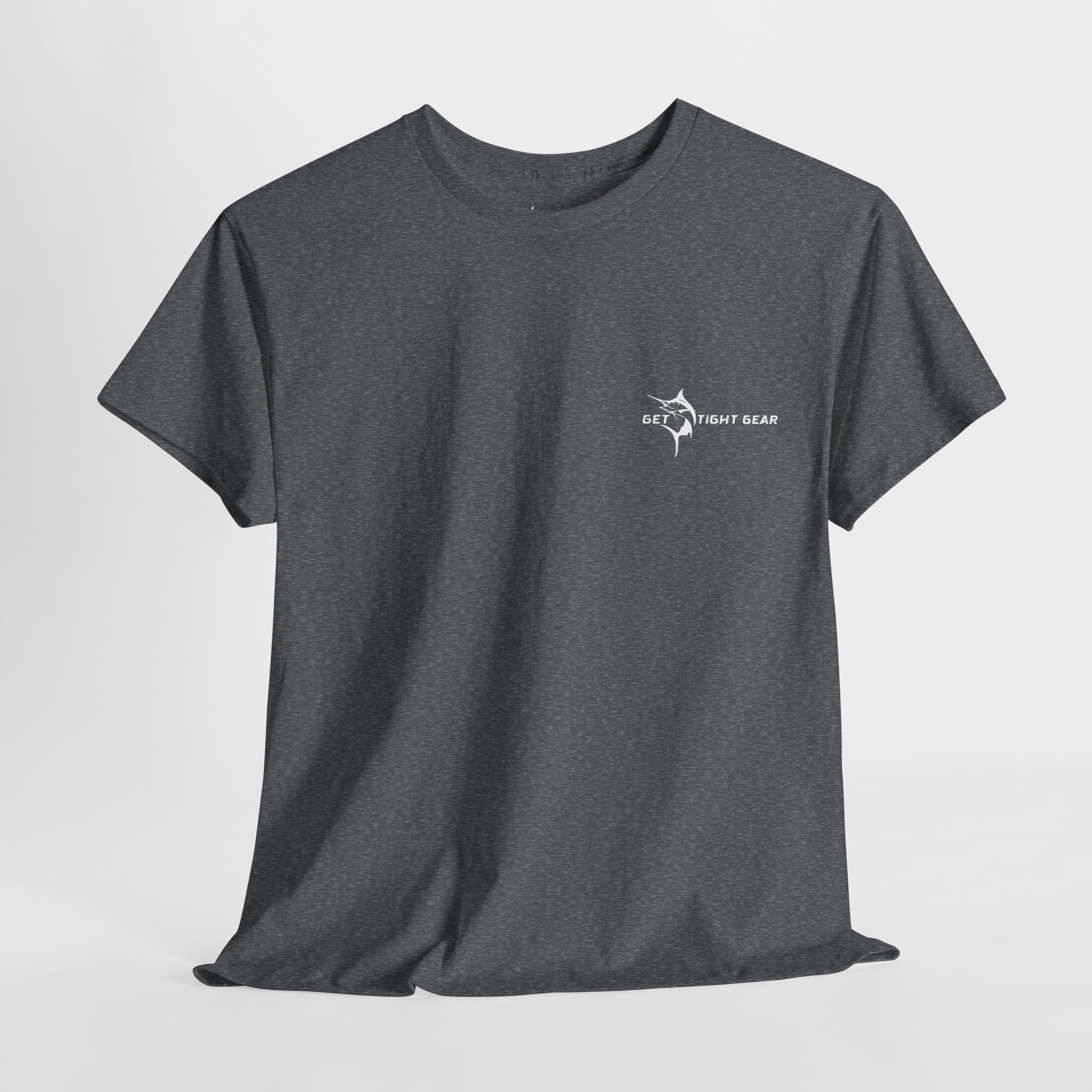 Get Tight Gear Fishing Themed Tee for Outdoors Enthusiasts, Perfect for Summer Adventures, Gift for Fishermen, Casual Wear, Eco - friendly Cotton T-shirt - Get Tight Gear