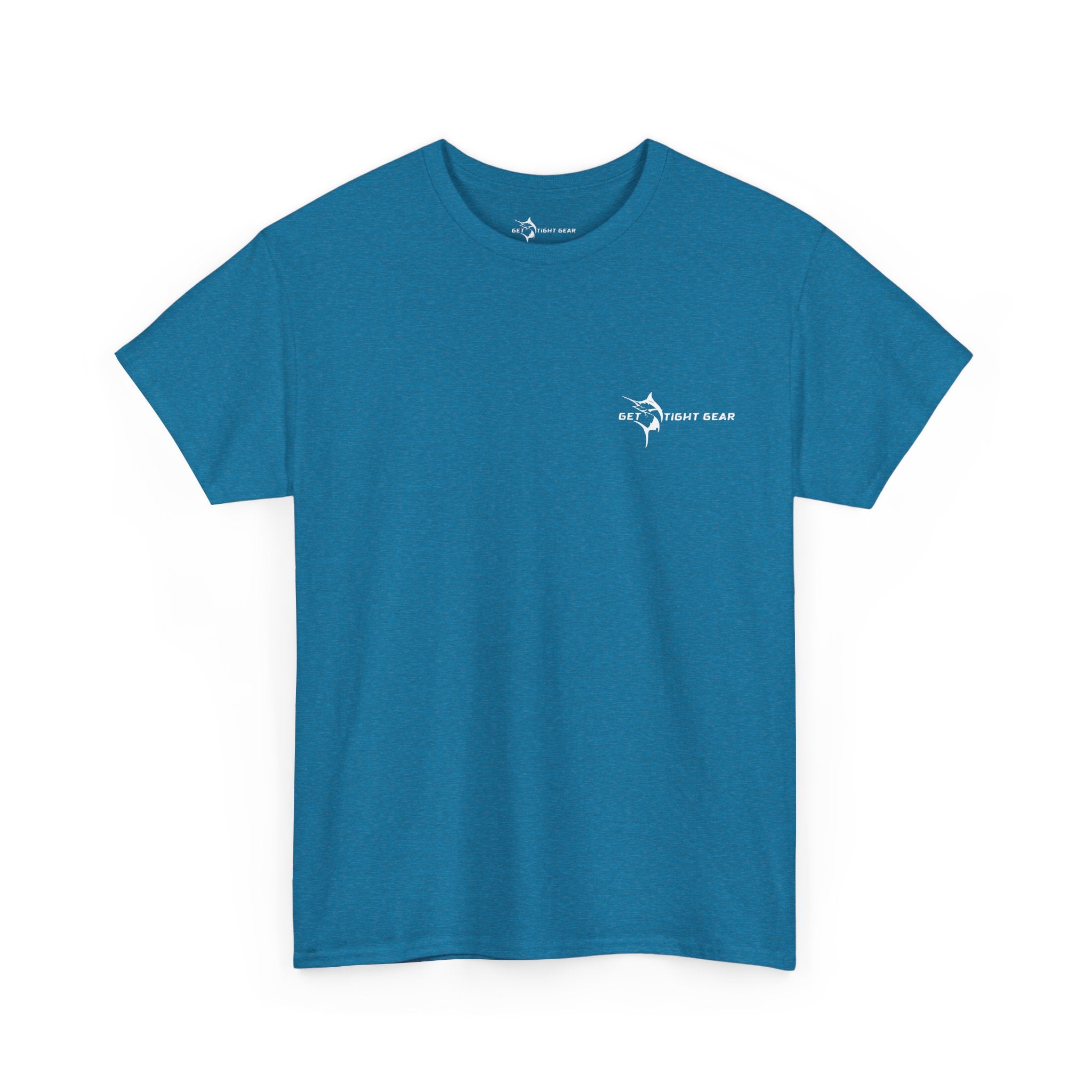 Get Tight Gear Fishing Themed Tee for Outdoors Enthusiasts, Perfect for Summer Adventures, Gift for Fishermen, Casual Wear, Eco - friendly Cotton T-shirt - Get Tight Gear