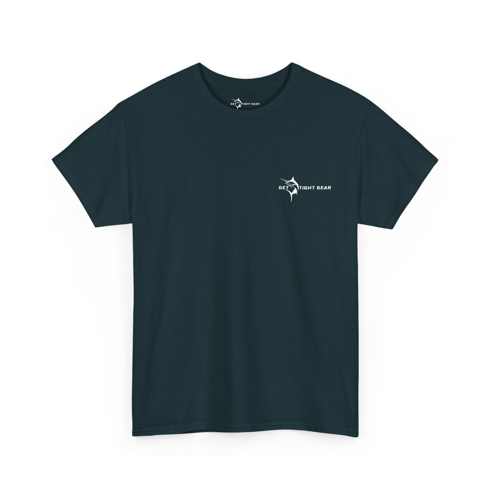 Get Tight Gear Fishing Themed Tee for Outdoors Enthusiasts, Perfect for Summer Adventures, Gift for Fishermen, Casual Wear, Eco - friendly Cotton T-shirt - Get Tight Gear