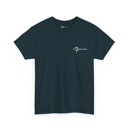 Get Tight Gear Fishing Themed Tee for Outdoors Enthusiasts, Perfect for Summer Adventures, Gift for Fishermen, Casual Wear, Eco - friendly Cotton T-shirt - Get Tight Gear