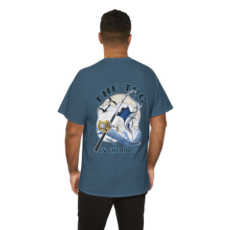 Get Tight Gear Fishing Themed Tee for Outdoors Enthusiasts, Perfect for Summer Adventures, Gift for Fishermen, Casual Wear, Eco - friendly Cotton T-shirt - Get Tight Gear