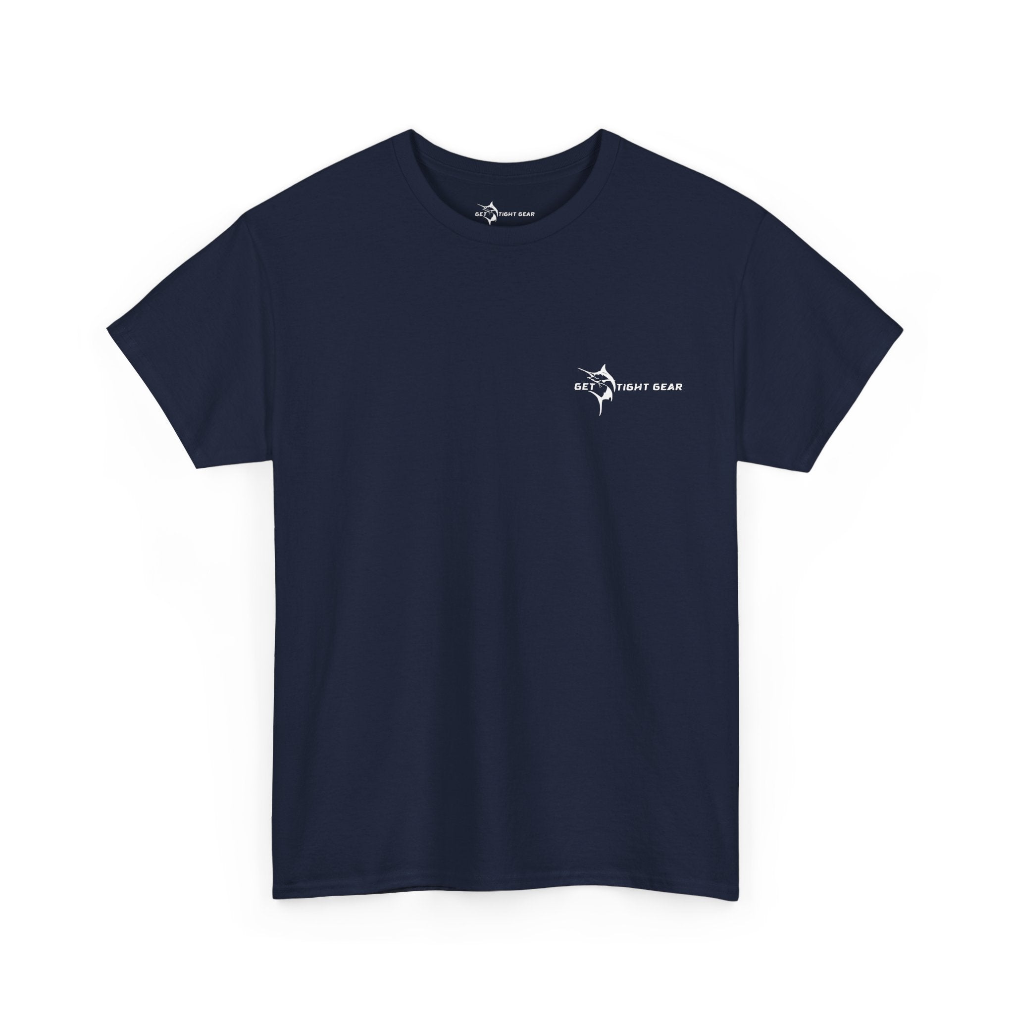 Get Tight Gear Fishing Themed Tee for Outdoors Enthusiasts, Perfect for Summer Adventures, Gift for Fishermen, Casual Wear, Eco - friendly Cotton T-shirt - Get Tight Gear