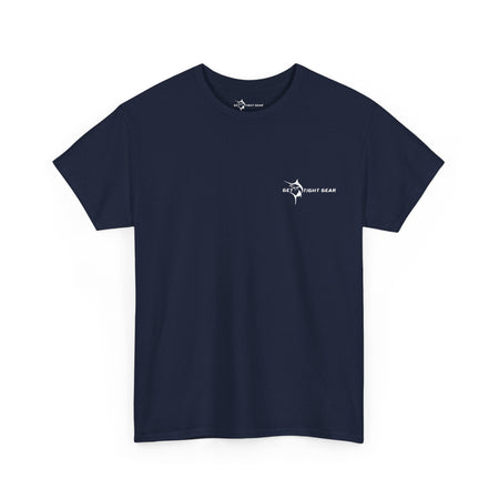 Get Tight Gear Fishing Themed Tee for Outdoors Enthusiasts, Perfect for Summer Adventures, Gift for Fishermen, Casual Wear, Eco - friendly Cotton T-shirt - Get Tight Gear