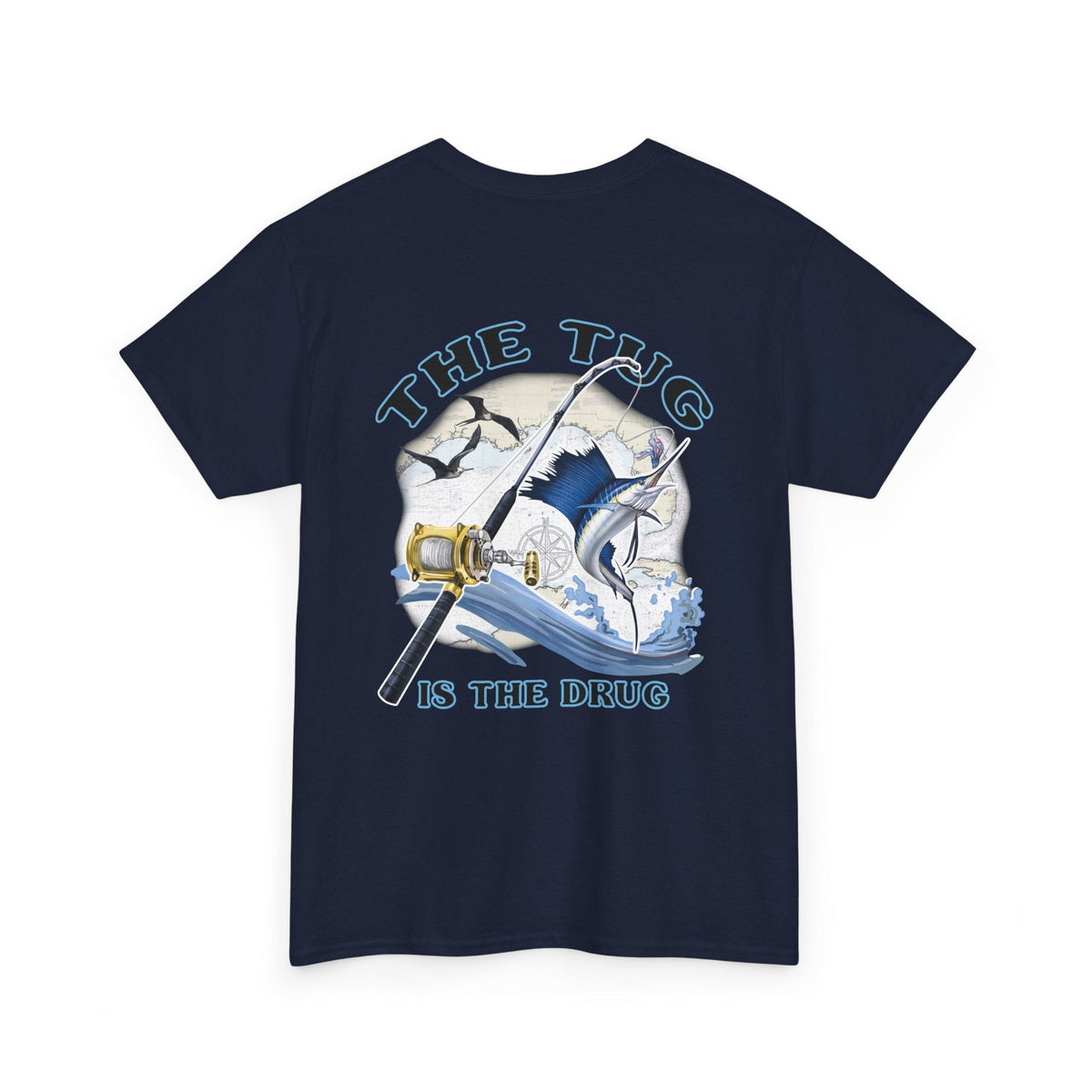 Get Tight Gear Fishing Themed Tee for Outdoors Enthusiasts, Perfect for Summer Adventures, Gift for Fishermen, Casual Wear, Eco - friendly Cotton T-shirt - Get Tight Gear