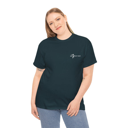 Get Tight Gear Fishing Themed Tee for Outdoors Enthusiasts, Perfect for Summer Adventures, Gift for Fishermen, Casual Wear, Eco - friendly Cotton T-shirt - Get Tight Gear