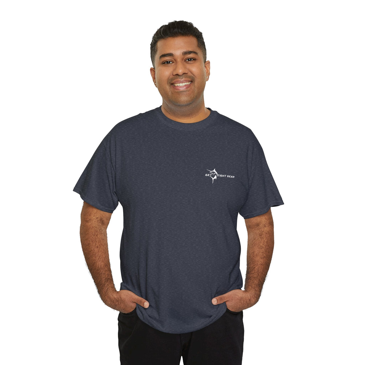 Get Tight Gear Fishing Themed Tee for Outdoors Enthusiasts, Perfect for Summer Adventures, Gift for Fishermen, Casual Wear, Eco - friendly Cotton T-shirt - Get Tight Gear