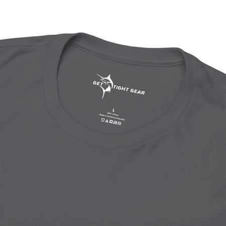 Get Tight Gear Fishing Themed Tee for Outdoors Enthusiasts, Perfect for Summer Adventures, Gift for Fishermen, Casual Wear, Eco - friendly Cotton T-shirt - Get Tight Gear