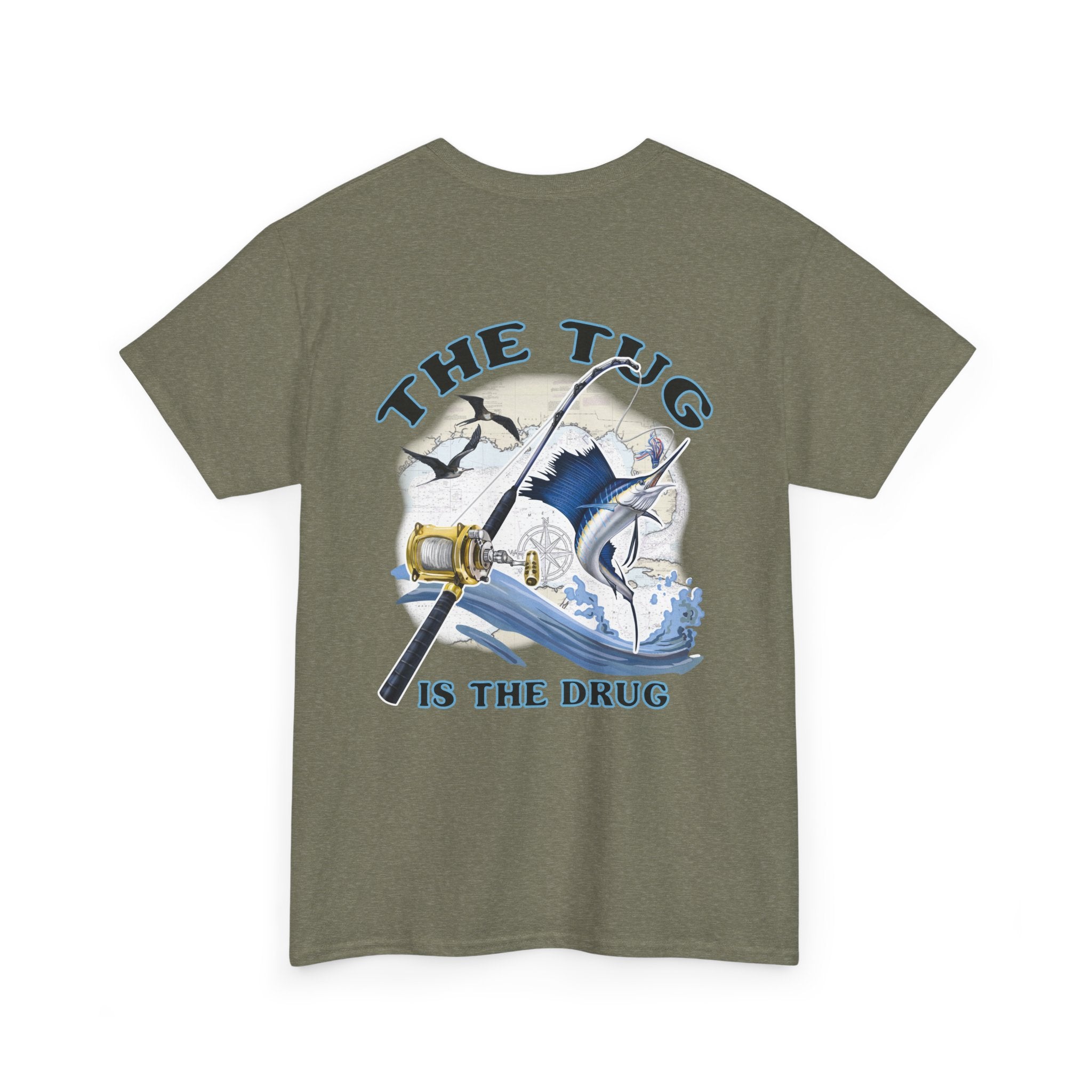 Get Tight Gear Fishing Themed Tee for Outdoors Enthusiasts, Perfect for Summer Adventures, Gift for Fishermen, Casual Wear, Eco - friendly Cotton T-shirt - Get Tight Gear